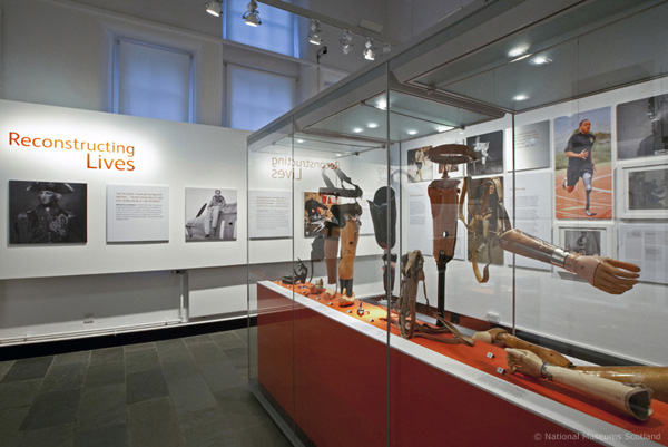Reconstructing Lives exhibition, National War Museum, Edinburgh Castle, 11/07/2012